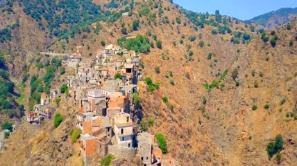 意大利南部的卡拉布里亚地区古老村庄