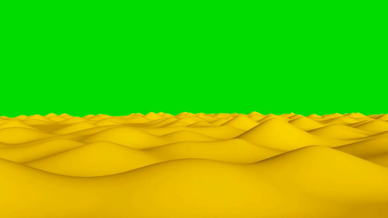 绿屏抠像沙漠穿越视角