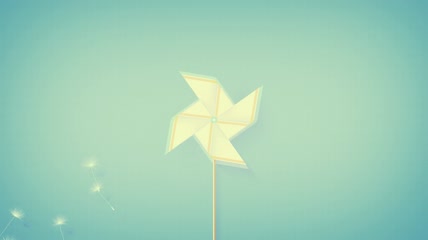 风筝转动变成棒棒糖的视频素材