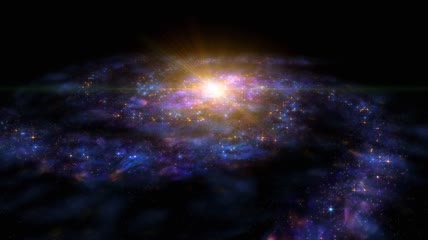 三维螺旋星系动画