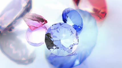 3D视角展示钻石素材