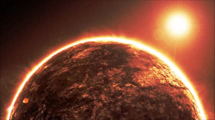 火焰包裹的流星素材