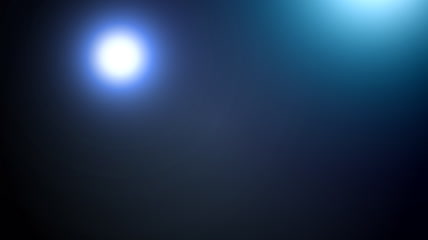 黑色背景下交替闪烁的蓝色光点