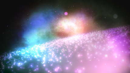 唯美星光粒子漂浮背景视频