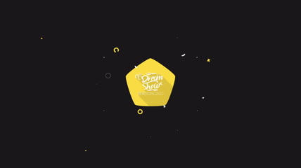 星光粒子齐聚拼出logo