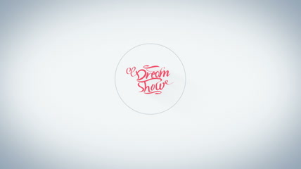 红色墨迹落下弹起变成logo