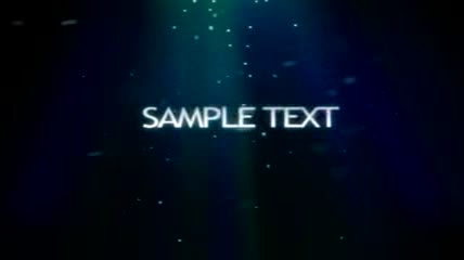 logo随一道光束倾泻而下