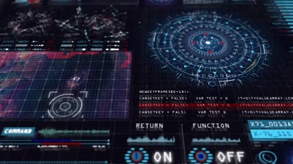 CS5科幻接口AE模板